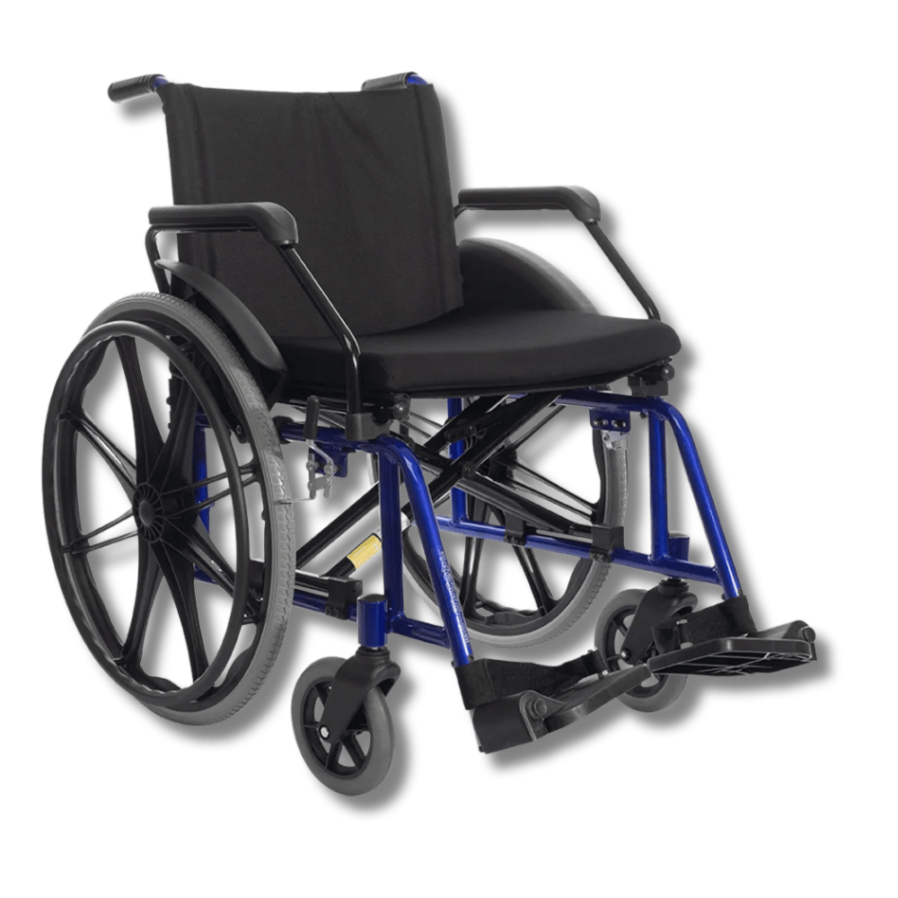 Cadeira de Rodas em Aço Poty 150kg