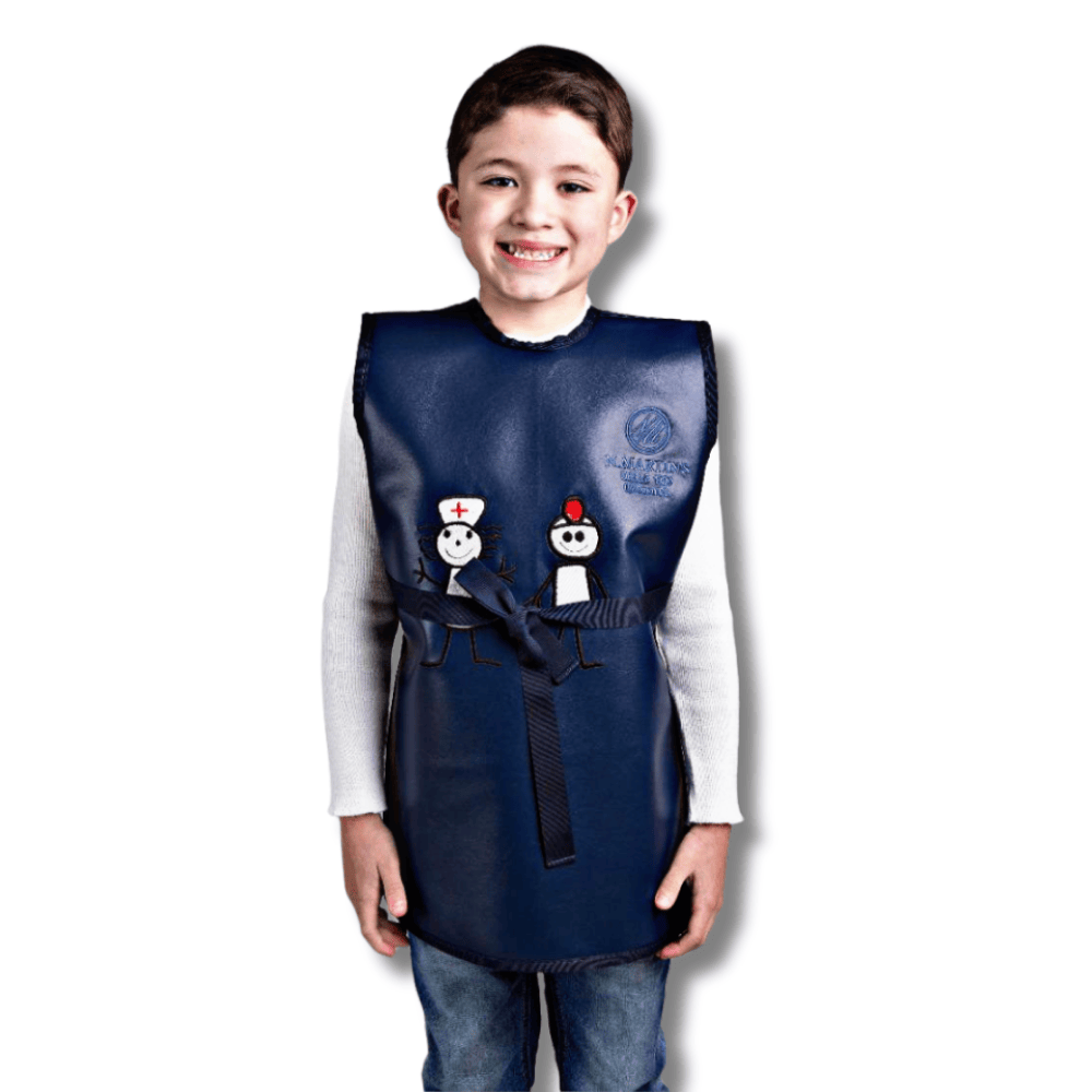 Avental Padrão Infantil com Tiras p/ Radiologia