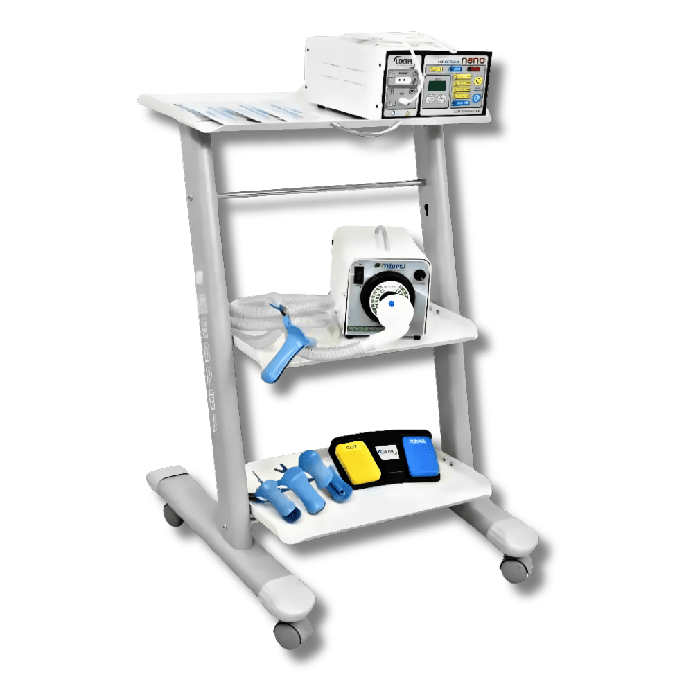 Bisturi Eletrônico Wavetronic Nano + Mesa Auxiliar MA 1000 + Aspirador de Vapores AV 1000