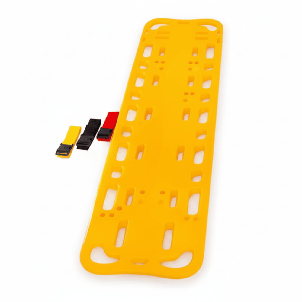 Prancha de Resgate em Polietileno com 3 Cintos