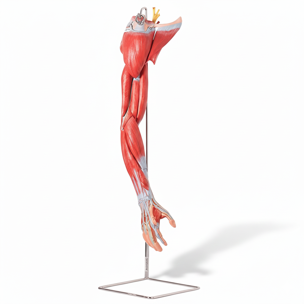 MOD. MUSCULOS DO MEMBRO SUPERIOR, COM PRINCIPAIS VASOS E NERVOS, EM 6 PARTES